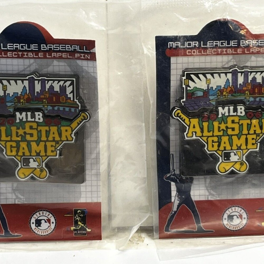 2- 2006 MLB All-Star Game Pittsburgh Pirates PNC Park Pin Lot Peter David Sealed